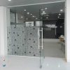 Cửa kính cường lực lề sàn lề treo