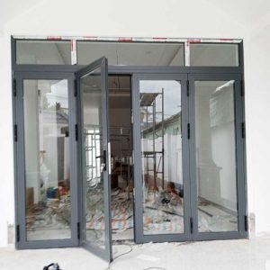 Cửa nhôm Xingfa 4 cánh - Chất Phát Design