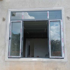 cửa sổ 4 cánh nhôm Xingfa